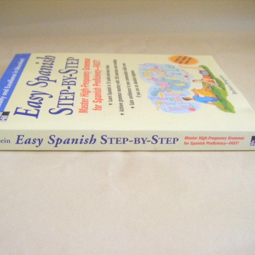 Easy Spanish Step-By-Step Paperback Book Learn Language - Picture 3 of 8